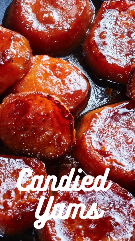 Candies Yams Southern, Southern Candied Sweet Potatoes Soul Food, Candies Sweet Potatoes Baked, Candies Yams Recipe, Southern Yams Candied Sweet Potatoes, Southern Candy Yams Recipes, Bourbon Candied Yams, Southern Style Candied Yams, Stovetop Yams Candied Sweet Potatoes