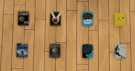 Mod The Sims - Young Adult Books *Readable* Sims 4 Books Cc, Sims 4 Books, Young Adult Books, Eleanor And Park, Thirteen Reasons Why, Sims 4 Studio, The Lightning Thief, Sims 4 Expansions, Sims 4 Teen