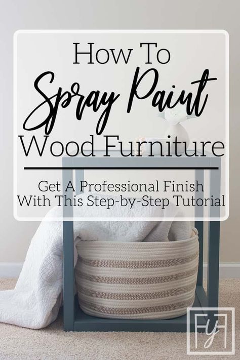 Spray Paint Wood Furniture Diy, Best Spray Paint For Furniture, Mismatched Wood Furniture, Spray Painting Furniture, Spray Painting Wood Furniture, Happy Hobbies, Paint Wood Furniture, Diy Furniture Repair, Refurbishing Furniture