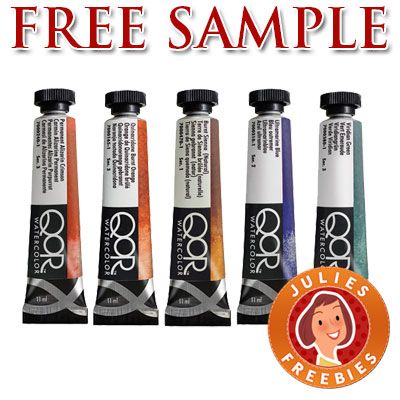 Free QoR Watercolor Sample Qor Watercolor, Freebies By Mail, Art Painting Supplies, Free Stuff By Mail, Watercolor Paint Set, Sewing Art, Art Tips, Intense Colors, Siena