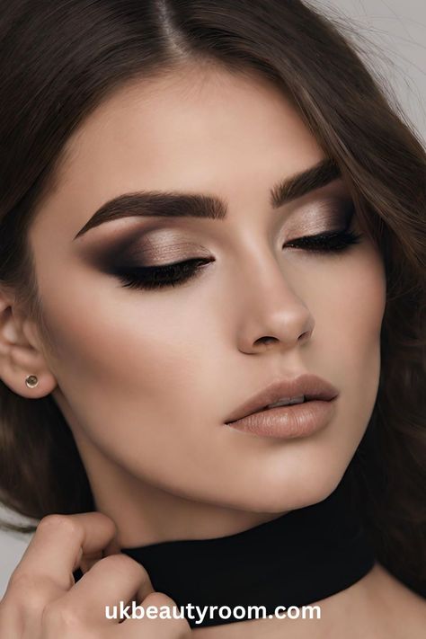 Maquillaje Smokey Eyes, Smokey Eye Makeup Steps, Black Smokey Eye Makeup, Smokey Eye Makeup Look, Black Smokey Eye, Prom Makeup Looks, Smokey Eye Tutorial, Smokey Eye Makeup Tutorial, Eye Makeup Steps