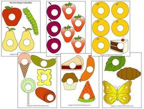 The Very Hungry Caterpillar free printable story props Very Hungry Caterpillar Printables, Eric Carle Activities, The Very Hungry Caterpillar Activities, Hungry Caterpillar Craft, Hungry Caterpillar Activities, Caterpillar Craft, Story Props, Insects Theme, Felt Stories