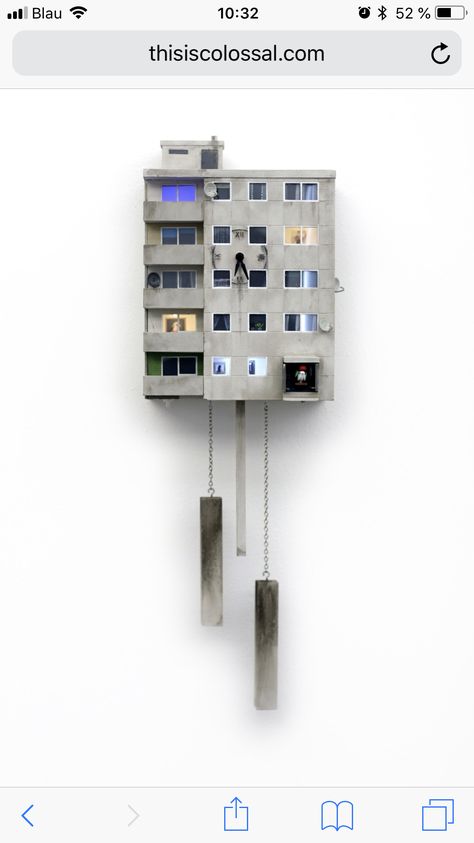 Modern Cuckoo Clocks, Cuckoo Clocks, Old Apartments, Colossal Art, Modern Crafts, Yanko Design, Urban Living, Contemporary Interior Design, Cuckoo Clock