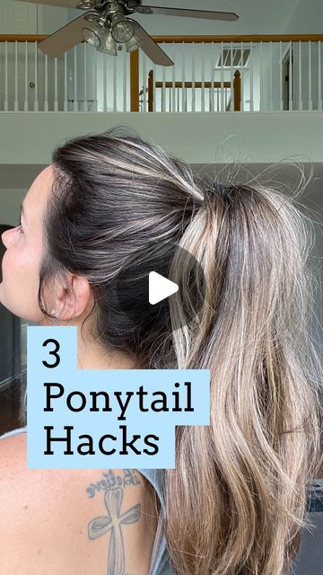 How To Style Long Hair Ponytail, How To Make Ponytail Ponies, How To Do A Messy High Ponytail, How To Get Volume In Ponytail, How To Keep Ponytail High, Ponytail Styles Straight Hair, High Pony Volume Hack, How To Make A Pony Tail Look Cute Simple, How To Put Up Long Hair Hairstyles