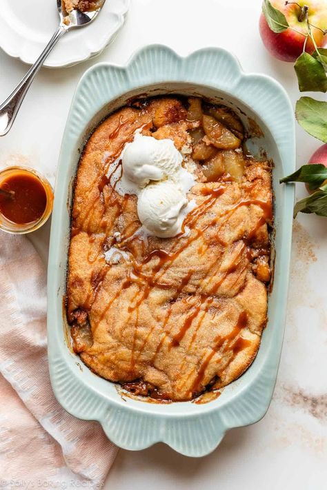 Dessert Recipes Fall Easy, Healthy Apple Cobbler Recipe, The Best Apple Cobbler, Fall Foods And Desserts, Best Apple Cobbler Recipe Ever, Ideas For Apple Pie Filling, Golden Delicious Apple Recipes Simple, Small Batch Apple Cobbler, Dutch Apple Cobbler