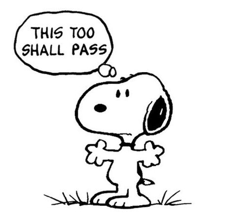 This Too Shall Pass, Cartoon Character, Snoopy, Internet, Black And White, Tumblr, White, Black, Art