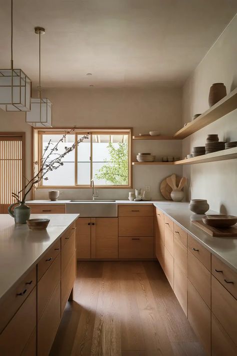 Japandi style kitchen