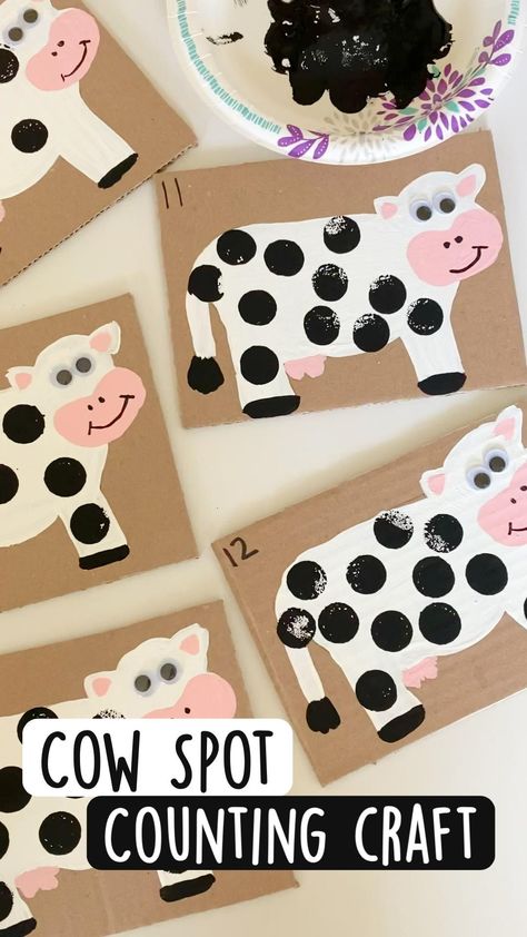 Farm Preschool Activities, Preschool Farm Crafts, Brush Circle, Paint Cardboard, Farm Activities Preschool, Farm Animals Preschool, Farm Animals Activities, Farm Theme Preschool, Farm Animal Crafts