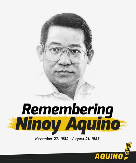 Ninoy Aquino Day Pubmat, Filipino Painting, Ninoy Aquino, Philippines, Collage, Movie Posters, Pins, Quick Saves, Film Posters