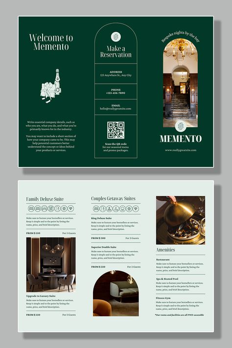 Flyer 3 Fold, Event Brochure Design Layout, Museum Leaflet Design, Hotel Information Booklet, Leaflet Graphic Design, Luxury Flyer Design, Restaurant Leaflet, Product Leaflet Design, Pamphlet Design Layout