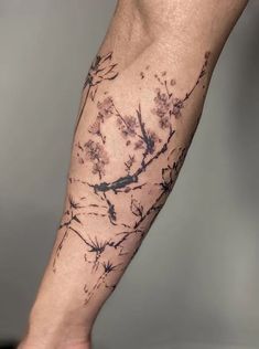 Cherry Blossom Tattoo Men, Blossom Tattoo Design, Cherry Blossom Tattoo Design, Pretty Visuals, Cherry Blossom Tattoos, Cherry Blossom Tree Tattoo, Blossom Tree Tattoo, Tattoo Ideas Males, Flower Wrist Tattoos