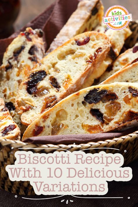 Best Ever Biscotti Recipe, Fruit And Nut Biscotti, Savory Biscotti Recipe, Rhubarb Biscotti, Fall Biscotti Recipe, Basic Biscotti Recipe, Biscotti Cheesecake Recipes, Easy Biscotti Recipe Simple, Biscotti Flavor Ideas