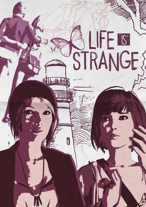 Tlou Poster, Life Is Strange Poster, Life Is Strange Wallpaper, Life Is Strange 3, Retro Film, Graphic Poster Art, Mystical Art, Cute Poster, Life Is Strange