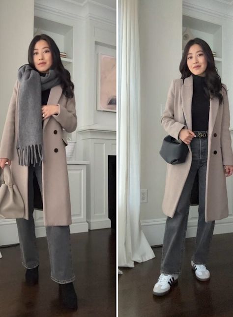 winter - Extra Petite Winter Fashion Outfits Petite, Full Winter Outfits, Trench Coat Outfit For Petite Women, Cold Weather Outfits Petite, Medium Coat Outfit, Coat Fashion 2024, Winter Coat Petite Women, Best Coats For Petite Women, Winter Fashion For Petite Women