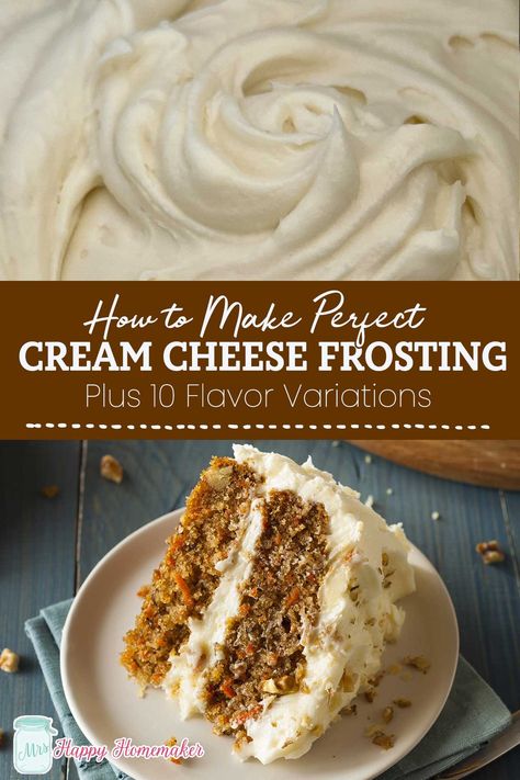 How to Make Perfect Cream Cheese Frosting (+10 Variations)