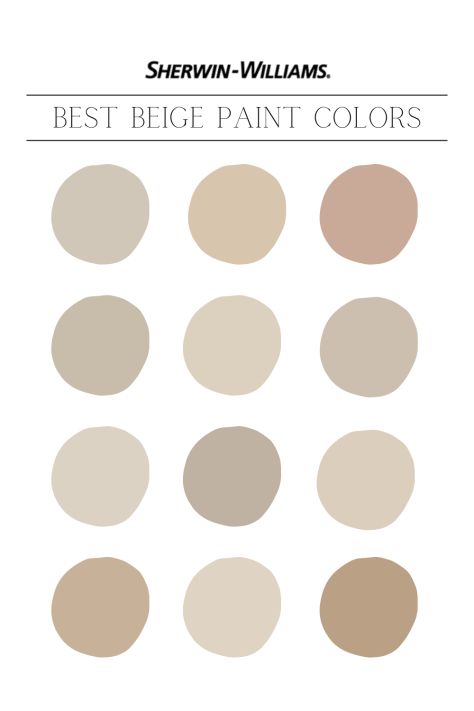 Beige Paints For Living Room, Taupe Beige Paint Colors, Coastal Tan Paint Colors, Sherwin Williams Favorite Tan, Sherwin Williams Familiar Beige, Best Sherwin Williams Taupe Paint Colors, Favorite Tan Sherwin Williams, French Beige Paint, Beige Painted Bathroom Cabinets