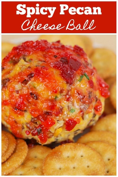 Hot Pepper Jelly Cheese Balls, Valentine's Snacks, Bacon Cheeseball Recipes, Pepper Jelly Dip, Bacon Cheese Ball, Cheeseball Recipes, Pecan Cheese Ball, Best Party Snacks, Hot Pepper Relish