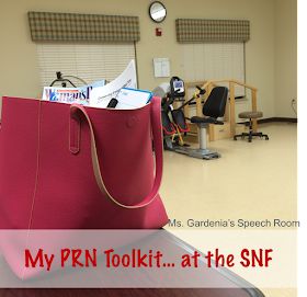 Ms Gardenia's Speech Room: My PRN toolkit...for the SNF and Home Health Slp Cognition Activities, Functional Cognitive Activities For Adults, Snf Speech Therapy Activities, Skilled Nursing Facility Activities, Snf Slp, Special Education Preschool, Medical Slp, Therapy Interventions, Slp Materials