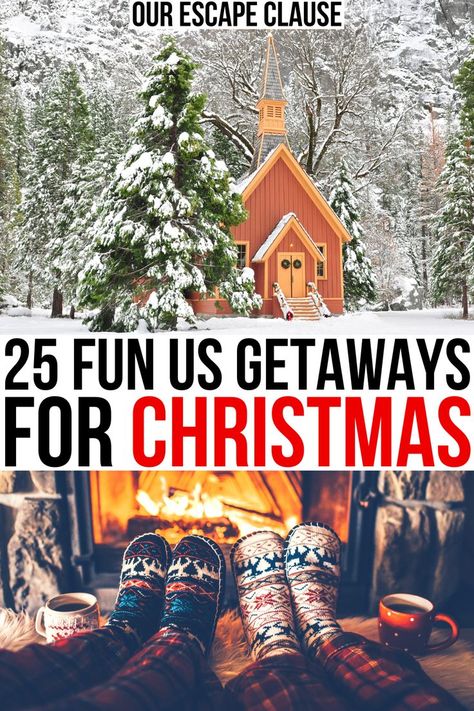 New England Christmas Towns, Destination Christmas Ideas, Christmas Vacations In The Us, Christmas Vacation Ideas In The Us, Family Christmas Trip Ideas, Cute Christmas Towns, Best Winter Getaways In Us, Family Christmas Vacation Ideas, Best Christmas Towns To Visit