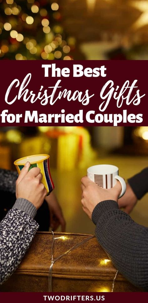 Christmas shopping for your favorite couple? This list of Christmas gifts for married couples offers you heaps of great gift deas. #Christmas #ChristmasGifts #GiftIdeas #CoupleGifts #WeddingGifts Christmas Couple Gifts Ideas, Gifts For Married Couples, Christmad Gifts, Couple Christmas Gifts, Couple Christmas Presents, Christmas Gift For Couples, Married Couple Gifts, Best Gifts For Couples, Xmas Couple