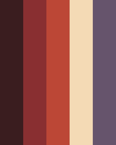 Workshop Ready Red And Brown Color Scheme, Red Complementary Colors, Two Colour Palette, Guy Color Palette, Red Tone Color Palette, Color Pallets With Red, Red And Orange Colour Palette, Red Palette Aesthetic, Orange And Brown Color Palette