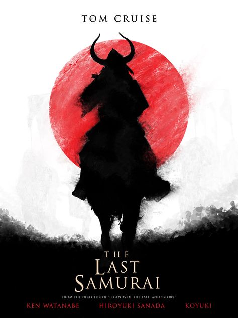 Last Samurai, Legends Of The Fall, The Last Samurai, Anime Drawing Books, Movie Posters Design, Samurai Art, Geek Art, Alternative Movie Posters, Ipad Art