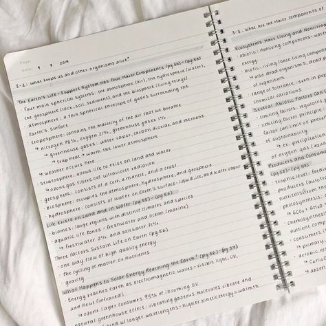 Notes Aesthetic Minimalist, Pretty Notes Aesthetic, School Romanticized, University Notes, Minimalist Notes, Notes Inspo, Handwriting Examples, Pretty Handwriting, Notes Ideas