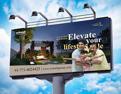 Real Estate Hoarding Design Creative, Site Hoarding Design, Real Estate Campaign Advertising, Property Billboard Design, Banner Real Estate Design, Real Estate Billboard Design Ideas, Hoarding Design Advertising, Banner Real Estate, Real Estate Outdoor Advertising