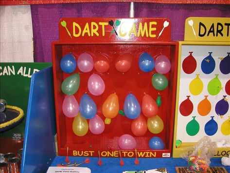 Balloon Dart Game Balloon Dart Game, Duck Game, Backyard Carnival, Carnival Booths, Theme Carnaval, Pop Party, Carnival Birthday Party Theme, Fall Carnival, Diy Carnival