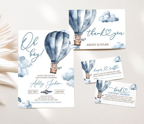 Travel Invitation, Baby Shower Garcon, Airplane Baby Shower, Airplane Baby, Shower Bebe, Invitation Baby Shower, Baby Bear Baby Shower, Baby Shower Balloons, Font Types