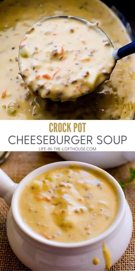 Keto Cheeseburger Soup Crock Pot, Best Cheeseburger Soup Recipe, Cheeseburger Chowder Crockpot, Easy Cheeseburger Soup Crockpot, Slowcooker Soup Recipes Easy, Cheeseburger Potato Soup, Crockpot Cheeseburger Soup, Slow Cooker Cheeseburger Soup, Cheeseburger Soup Crockpot