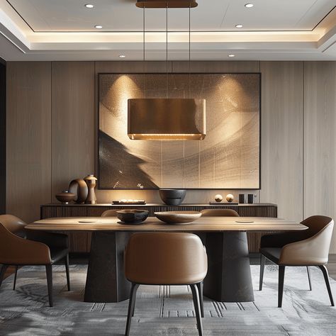 Modern Luxe Interior Design, Dining Room Design Contemporary, Dining Table Design Modern Luxury, Sleek Dining Table, Modern Luxury Dining Room, Luxe Dining Room, Modern Contemporary Dining Room, Modern Dining Room Ideas, Contemporary Dining Room Design