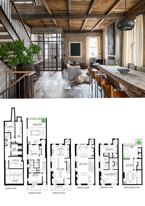 Nyc Townhouse Floor Plan, Modern Townhouse Floorplan, Townhouse Plans Layout, Townhouse Layout Floor Plans, Townhouse Designs Plan, New York Townhouse Floor Plan, London Townhouse Floorplan, Townhouses Floor Plan, Brownstone Floor Plan