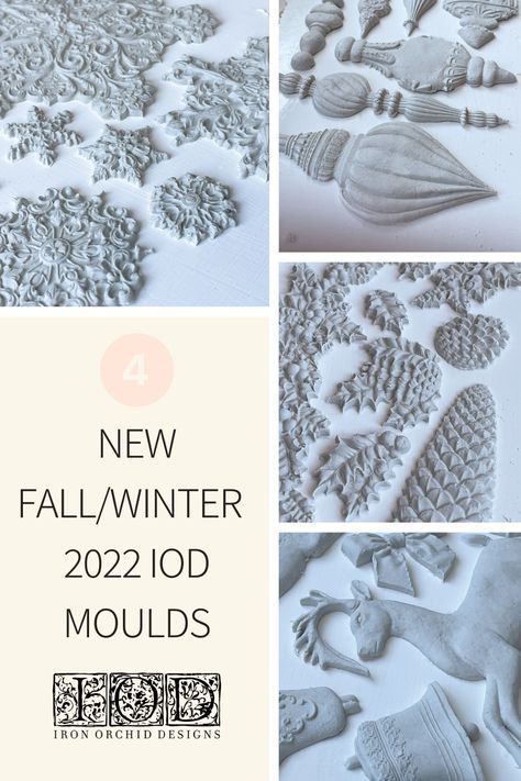 Moulds For Clay, Iod Moulds Ideas Christmas, Iod Molds Projects, Iod Christmas, Iod Projects, French Country Crafts, Iod Molds, Iod Moulds, Classic Christmas Decorations