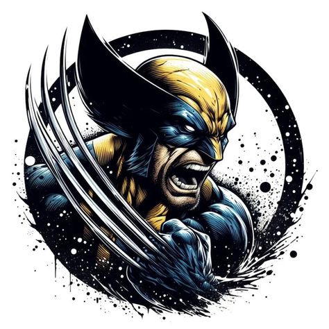 Wolverine Avengers Clipart, Wolverine Pictures, Wolverine Tattoo, Wolverine Comic Art, Superhero Clipart, Colors Printable, Marvel Wolverine, Lion Tattoo Sleeves, Wolverine Comic