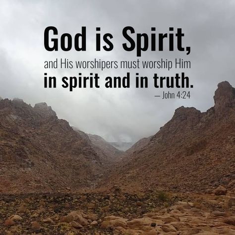 God is spirit, and those who worship him must worship in spirit and truth. John 4:24 Worship In Spirit And Truth, Worship God In Spirit And Truth, Spirit And Truth, Bible Verse Tattoos, Verse Tattoos, Jesus Videos, Spiritual Food, Bedroom Decorations, Worship God