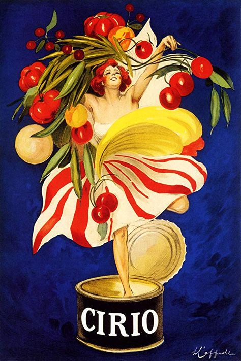 Vintage Food Posters, Vintage Italian Posters, Leonetto Cappiello, Gfx Design, Italian Posters, Food Company, French Poster, Company Meals, Italian Artist