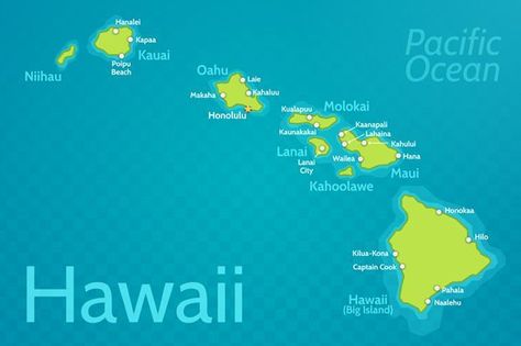 A clear and simple map of the Hawaiian islands. Can you spot Maui? #mauivacations #maps Hawaiian Islands Map, Planning Trip, Maui Travel Guide, Islands Of Hawaii, Maui Activities, Maui Travel, Kona Hawaii, Maui Vacation, Hawaiian Vacation