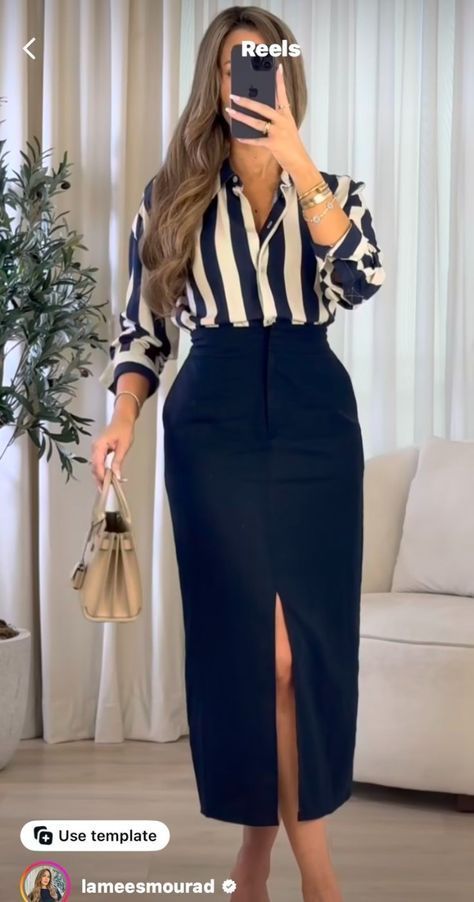 Corporate Skirts, Cute Professional Outfits, Fashionable Work Outfit, Corporate Dress, Professional Outfits Women, Stylish Work Attire, Office Outfits Women, Business Casual Outfits For Work, Classy Work Outfits