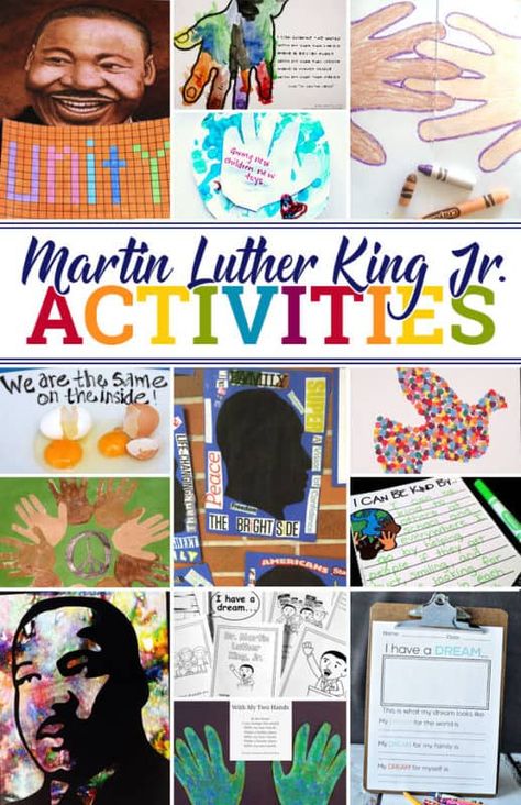 Martin Luther King Kids, Rosa Parks For Kids, Martin Luther King Jr Crafts, Mlk Crafts, Martin Luther King Activities, Mlk Activities, Martin Luther King Jr Activities, Mlk Jr Day, 123 Homeschool 4 Me