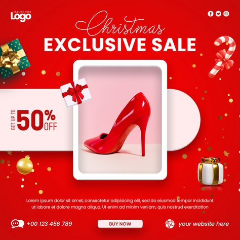 Sales Social Media Design, Product Instagram Post Design, Christmas Offer Poster Design, New Product Banner, New Year Creatives For Social Media, Christmas Social Post, Christmas Posts Instagram, Christmas Sale Poster Design, Christmas Post Design