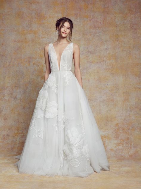 Silk Tulle Wedding Dress, Marchesa Bridal, Strapless Lace Wedding Dress, Bridal Consultant, Bridal Salon, Bridal Fashion Week, Tulle Wedding, Perfect Wedding Dress, Tulle Wedding Dress