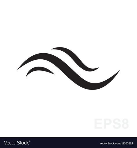 Go With The Flow Illustration, Wave Line Illustration, Wave Vector Illustration, Flow Symbol, River Symbol, Water Graphic Design, Sea Symbol, Flow Illustration, Business Moodboard