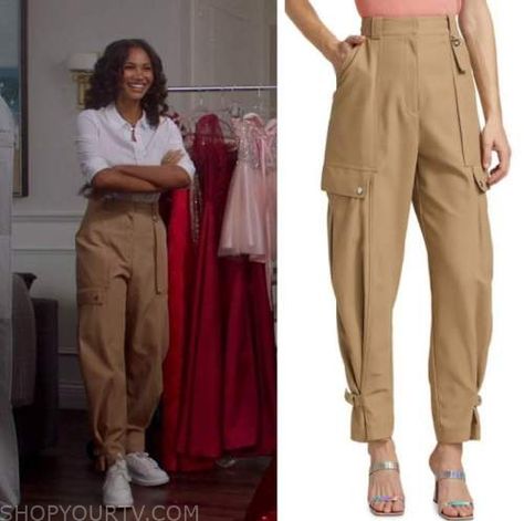 All American: Season 5 Episode 3 Layla's Tan Tapered Cargo Pants Check more at https://www.shopyourtv.com/all-american-season-5-episode-3-laylas-tan-tapered-cargo-pants/ All American Season 5, Layla Keating, Tapered Cargo Pants, Worn On Tv, Where To Buy Clothes, Fashion Tv, Clothes Style, All American, Episode 3