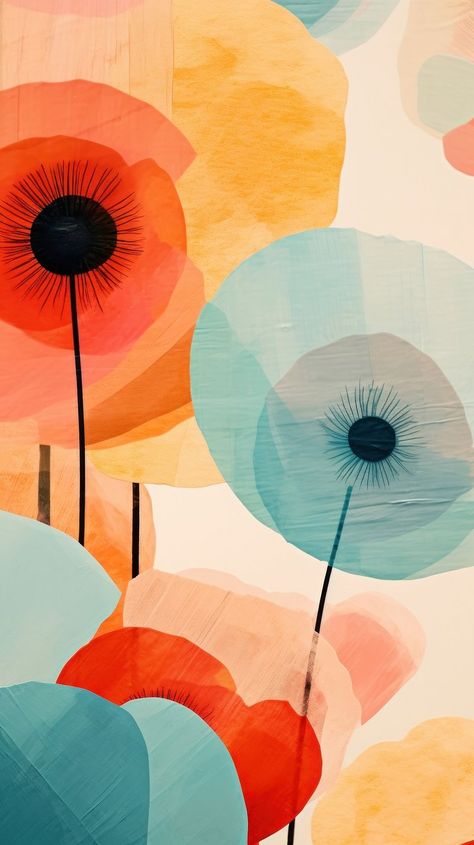 Tulip watercolor wallpaper abstract painting | Free Photo Illustration - rawpixel Abstract Poppy Painting, Flower Abstract Painting, Tulip Watercolor, Abstract Poppies, Maria Goretti, Watercolor Tulips, Flower Abstract, Poppy Painting, Wallpaper Abstract