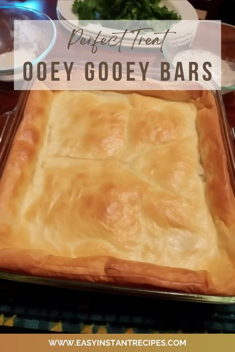 Easy Ooey Gooey Bars: A Perfect Treat for Beginners – Grandma Ellie’s Heirloom Recipe – Easy Instant Recipes Ooey Gooey Butter Cookies, Ooey Gooey Bars, Quick And Easy Sweet Treats, Ooey Gooey Butter Cake, Brownie Desserts Recipes, Gooey Butter Cookies, Gooey Cake, Gooey Bars, Gooey Butter Cake