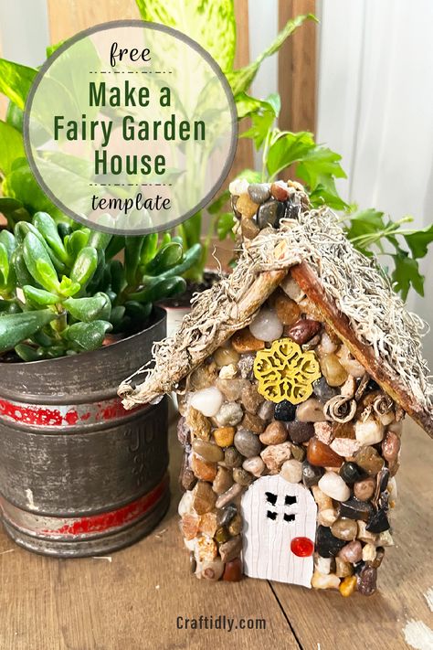 Building A Fairy House, Make Your Own Fairy House, How To Make A Fairy House Step By Step, How To Build A Fairy House, Fairy Houses How To Make A, How To Make A Fairy House, Fairy House Diy Natural Materials, Mini Treehouse, Build A Fairy House