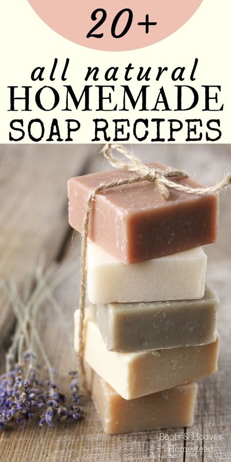 NATURAL SOAP RECIPES. 20+ Homemade all natural homemade bar soap recipes, plus tips and tricks on how to make your own soap at home. Bar Soap Recipes, Natural Soap Making Recipes, Homemade Bar Soap, Making Bar Soap, Natural Homemade Soap, Natural Soaps Recipes, Homemade Bar, Homemade Soap Bars, Diy Soap Bars