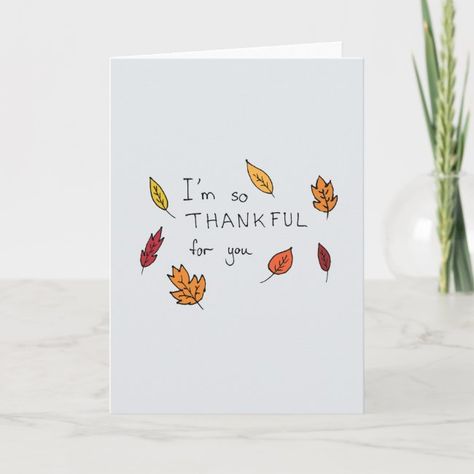 Cute thankful for you hand drawn thanksgiving holiday card #affiliate , #sponsored, #drawn#thanksgiving#holiday#hand Thanksgiving Homemade Cards, Diy Thanksgiving Cards, Thanksgiving Letter, Thanksgiving Cards Handmade, Cute Thank You Cards, Thankful For You, Hand Drawn Cards, Boyfriend Crafts, Thanksgiving Card