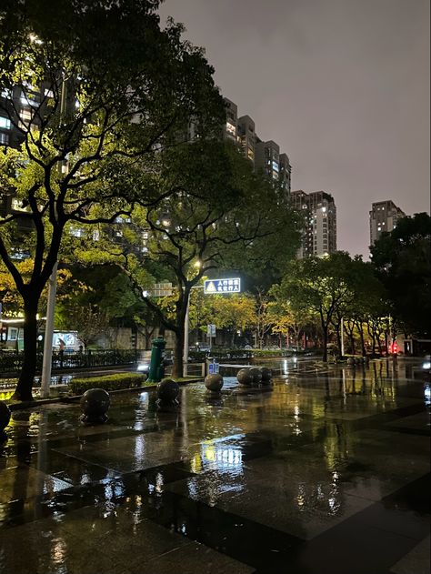 #rain #rainy #night #rainynight #china #asia Nature, Night City Aesthetic Rain, China View Aesthetic, China Aesthetic City Night, Rainy City Night Aesthetic, China Night View, Rainy Tokyo Aesthetic, Night Library Aesthetic, China Night Aesthetic